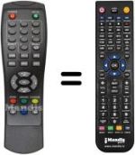 Gleichwertige Fernbedienung MPMAN DVB-T2012