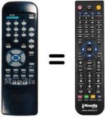 Replacement remote control MACAB MAC450