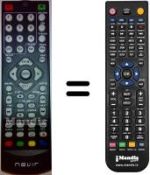 Telecomando equivalente Nevir NVR2350