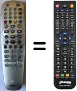 Gleichwertige Fernbedienung Philips HD-RW720 / 69