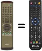 Replacement remote control RC-887