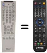 Replacement remote control RC-922