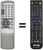 Replacement remote control RC-966