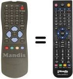 Télécommande équivalente RC1112905 / 00
