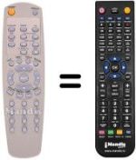 Telecomando equivalente Techwood TW2510