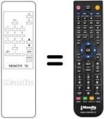 Télécommande équivalente Boca STR5003