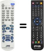 Telecomando equivalente JVC XV-S40