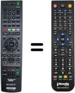 Replacement remote control Sony RDR-HXD995