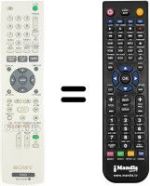 Replacement remote control Sony RDR-GX120