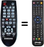 Télécommande équivalente Samsung DVD-C450