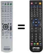Télécommande équivalente Sony DAV-DZ100