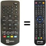 Telecomando equivalente MAJESTIC TVD-934