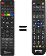 Replacement remote control Telesystem TSUP4K
