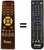 Telecomando equivalente Aston XENA1501