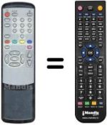 Telecomando equivalente Metronic REMCON083