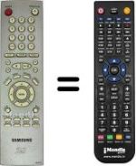Télécommande équivalente Samsung DVD-M205