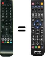 Télécommande équivalente HVS57639