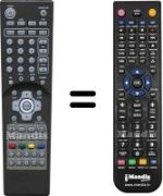 Telecomando equivalente Diffe HVS57641
