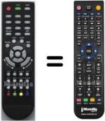 Replacement remote control HVS57565
