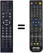 Télécommande équivalente HVS57603