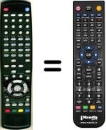 Telecomando equivalente HVS57527