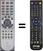 Replacement remote control WHV12305W