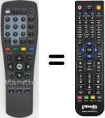 Replacement remote control WHV14200W