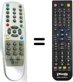 Telecomando equivalente LG HVS54284