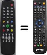 Telecomando equivalente HVS53410