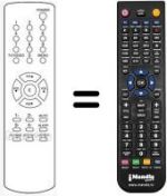 Télécommande équivalente HVS54479