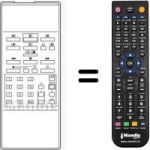 Telecomando equivalente Philips HVS52657
