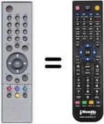 Télécommande équivalente HVS53511