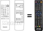 Télécommande équivalente HVS54356