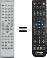 Télécommande équivalente HVS54203