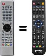 Telecomando equivalente GOLDEN INTERSTAR HVS53271