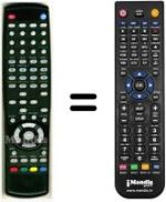 Telecomando equivalente Homecast HVS53485
