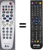 Telecomando equivalente Philips HVS54807