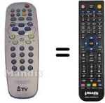 Telecomando equivalente Philips HVS54806