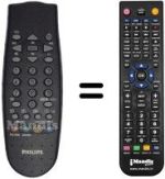 Telecomando equivalente Philips HVS54244