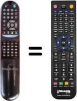Télécommande équivalente SEC2811