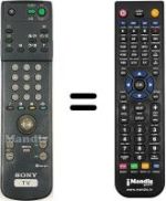 Télécommande équivalente Sony WHV7898
