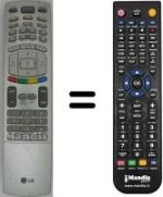 Télécommande équivalente LG SEC15694