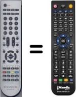 Télécommande équivalente Lenco WHV15847
