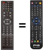 Télécommande équivalente SEC14277