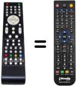 Télécommande équivalente SEC8504