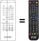Telecomando equivalente Mitsubishi SEC14134