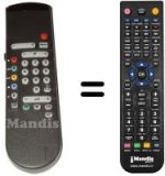 Télécommande équivalente Philips WHV7113