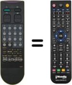 Télécommande équivalente SEC2422
