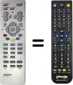 Télécommande équivalente Thomson WHV3437
