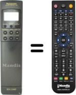 Télécommande équivalente SEC2855